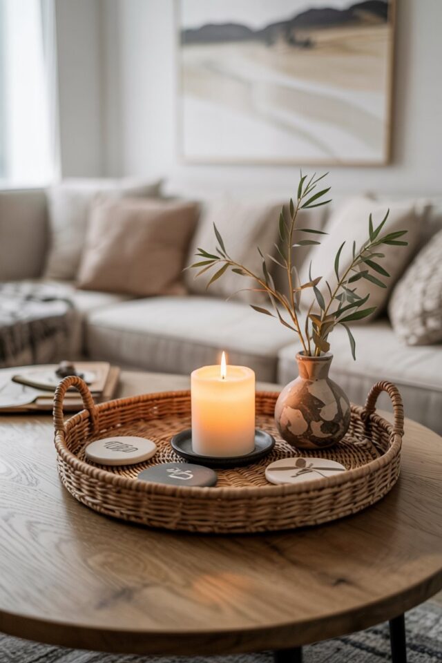 Coffee Table Decor Ideas To Transform Your Living Room - curatedsoftly.com