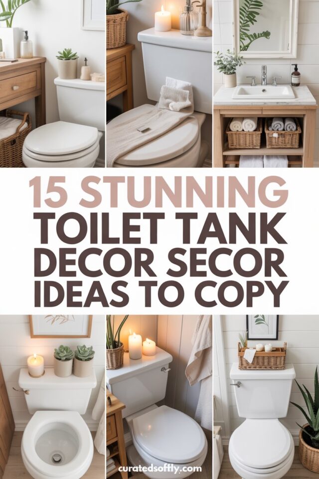 Toilet Tank Decor Ideas That Instantly Upgrade Your Bathroom ...