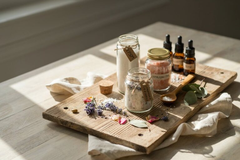 DIY Bath Salts With or Without Essential Oils