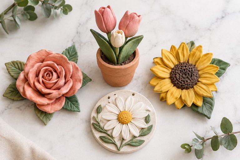Air Dry Clay Flower Projects That Actually Make Good Decor