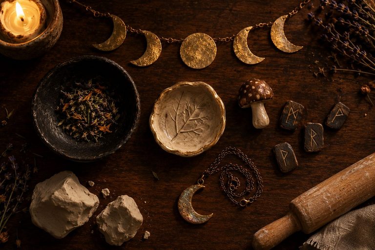 Witchy Air Dry Clay Crafts You Can Actually Make at Home