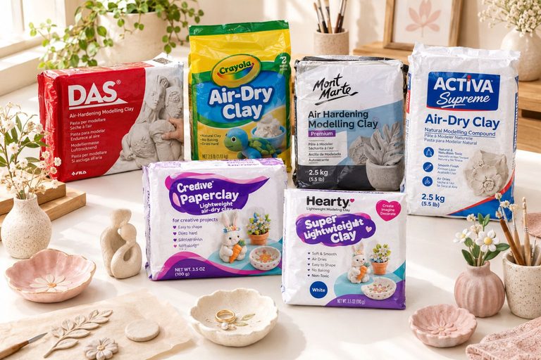 Best Air Dry Clay for Crafters: 8 Options for DIY Projects