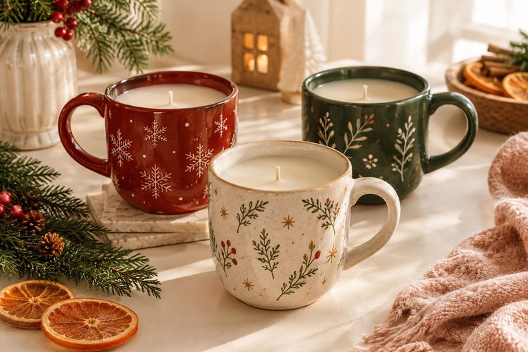 DIY Christmas Mug Candles: Cozy & Easy to Make