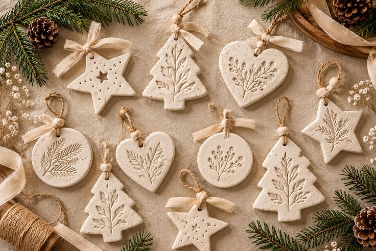Air Dry Clay Christmas Ornaments: Easy DIY Decorations You Can Make at Home